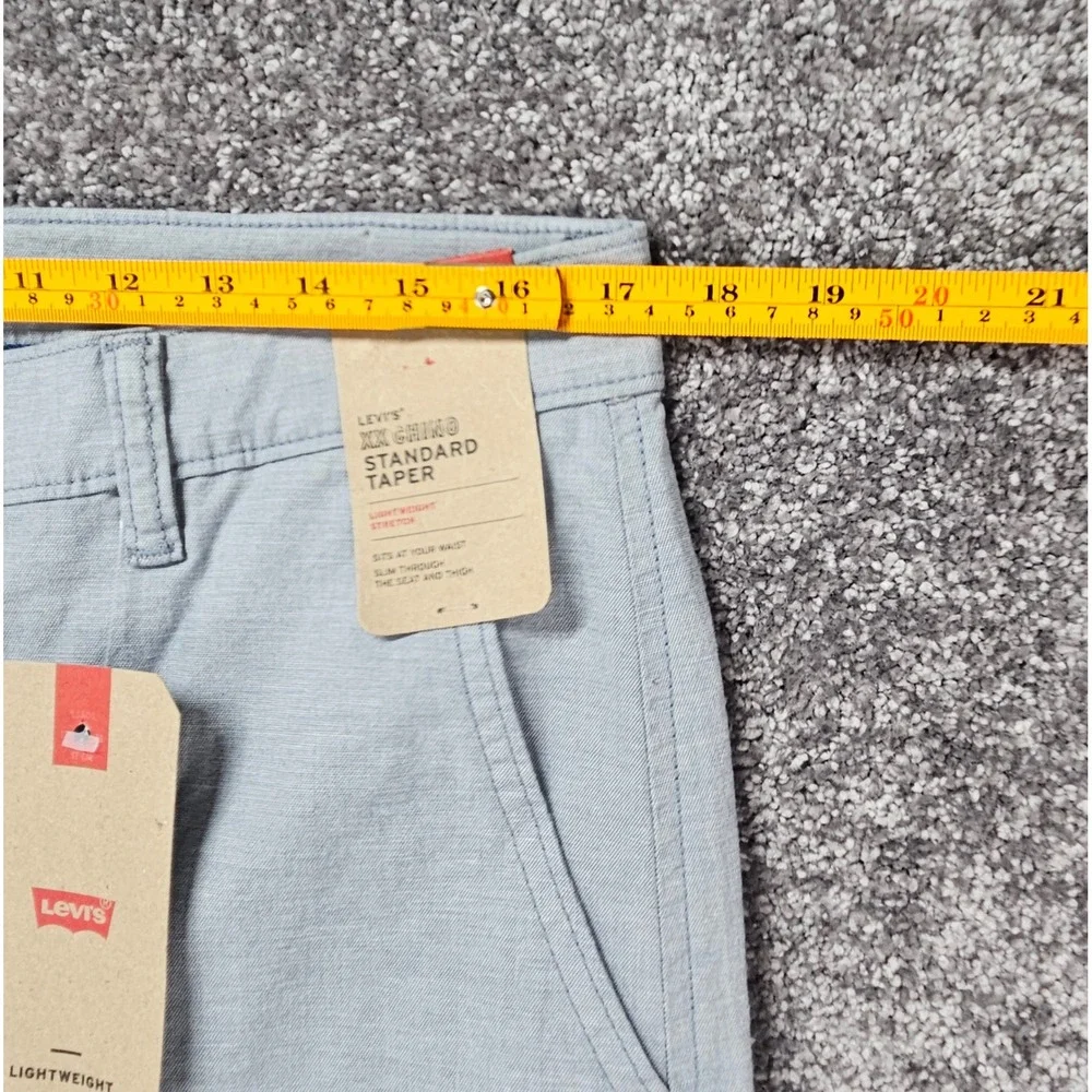 Levi's XX Chino Standard Taper Pants Men's Fits 34x30 Tag 34x32 Blue Stretch NWT